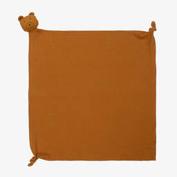 Liewood-Brown Muslin Bear Doudou (60cm) | Childrensalon Outlet