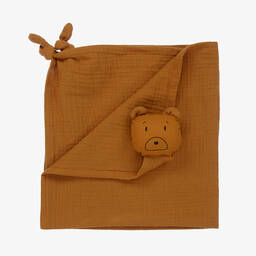 Liewood-Brown Muslin Bear Doudou (60cm) | Childrensalon Outlet