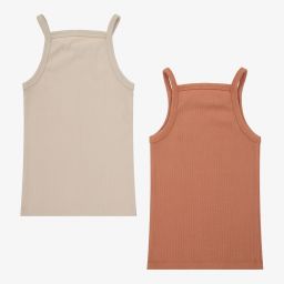 Liewood-Cotton Vest Tops (2 Pack) | Childrensalon Outlet