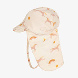 Liewood-Girls Beige Sun Protective Swim Hat (UPF40+) | Childrensalon Outlet