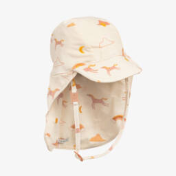 Liewood-Girls Beige Sun Protective Swim Hat (UPF40+) | Childrensalon Outlet