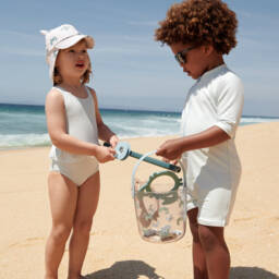 Liewood-مايوه سيرساكر مقلم لون أزرق للبنات | Childrensalon Outlet