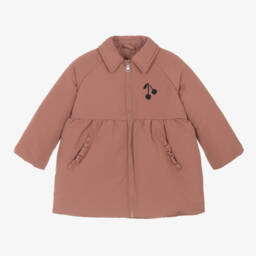 Liewood-Girls Dusky Pink Quilted Jacket | Childrensalon Outlet