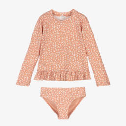 Liewood-Girls Long Sleeve Pink Tankini | Childrensalon Outlet