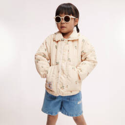 Liewood-Girls Peaches & Cream Quilted Coat | Childrensalon Outlet