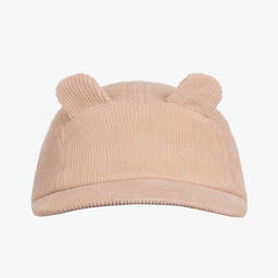 ليوود-Girls Pink Corduroy Cap | Childrensalon Outlet
