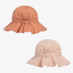 Liewood-Розовая панама из органического хлопка в полоску | Childrensalon Outlet