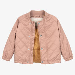 Liewood-Girls Pink Thermal Jacket & Trouser Set | Childrensalon Outlet