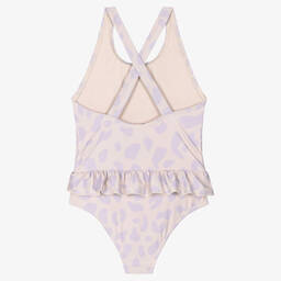 Liewood-Фиолетовый купальник с леопардовым принтом (UPF40+) | Childrensalon Outlet