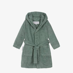 Liewood-Зеленый махровый халат «Кролик» | Childrensalon Outlet