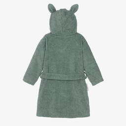 Liewood-Зеленый махровый халат «Кролик» | Childrensalon Outlet