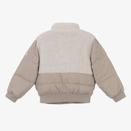 Liewood-Ivory & Beige Down Padded Jacket | Childrensalon Outlet