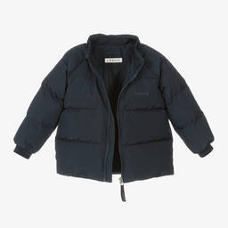 ليوود-جاكيت بافر لون كحلي مبطن بريش | Childrensalon Outlet