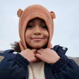 Liewood-Pink Organic Cotton Balaclava | Childrensalon Outlet