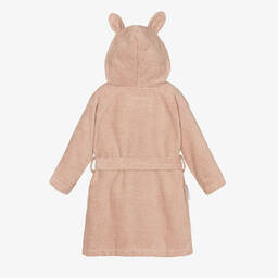 ليوود-روب حمّام قطن عضوي لون زهري للبنات | Childrensalon Outlet