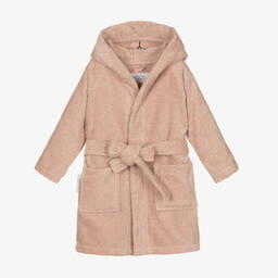 ليوود-روب حمّام قطن عضوي لون زهري للبنات | Childrensalon Outlet