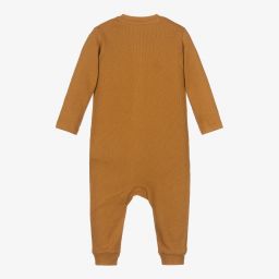 Liewood-Yellow Organic Cotton Romper | Childrensalon Outlet