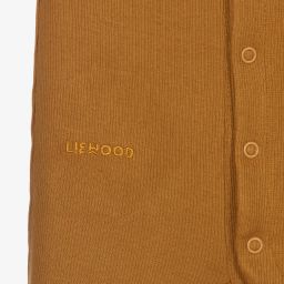 Liewood-Yellow Organic Cotton Romper | Childrensalon Outlet