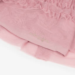 Lili Gaufrette-Юбка из рюшевого тюля для девочек в нежно-розовом цвете | Childrensalon Outlet