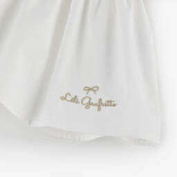 Lili Gaufrette-Girls Gleaming Gold & Tulle Dress | Childrensalon Outlet