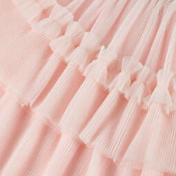 Lili Gaufrette-Розовое многослойное тюлевое платье для девочек | Childrensalon Outlet