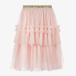 Lili Gaufrette-Розовое многослойное тюлевое платье для девочек | Childrensalon Outlet