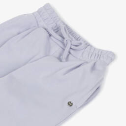 Lili Gaufrette-Мягкие хлопковые брюки лаванда для девочек | Childrensalon Outlet