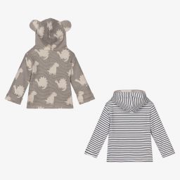 Lilly and Sid-Baby Boys Reversible Jacket | Childrensalon Outlet