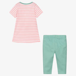Lilly and Sid-Baby Girls Pink Dress & Leggings Set | Childrensalon Outlet