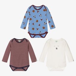 ليلي آند سيد-Cotton Bodyvests (3 Pack) | Childrensalon Outlet