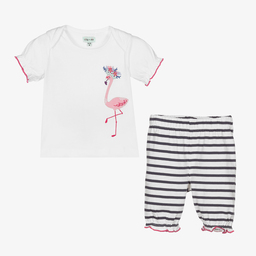 ليلي آند سيد-Organic Cotton Baby Shorts Set | Childrensalon Outlet