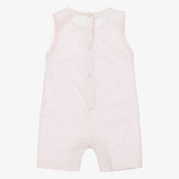 Linn-Baby Girls Pink Cotton Shortie | Childrensalon Outlet