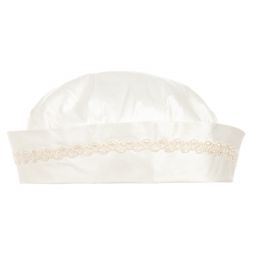 Little Darlings Для праздника-Boys Ivory Silk Sailor Hat  | Childrensalon Outlet