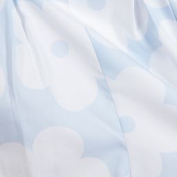 ليتل دارلينغز-شورت قطن لون أزرق وأبيض للبنات | Childrensalon Outlet