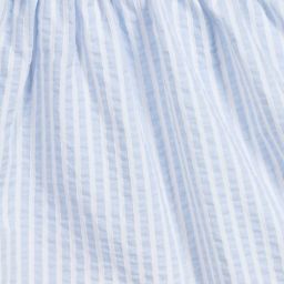 Little Darlings-Girls Blue Striped Skirt | Childrensalon Outlet