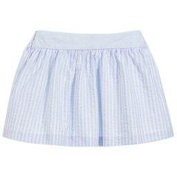 Little Darlings-Girls Blue Striped Skirt | Childrensalon Outlet