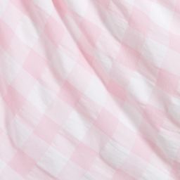 Little Darlings-Pink & White Cotton Dress  | Childrensalon Outlet