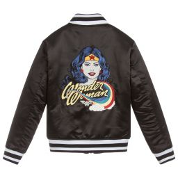 Little Eleven Paris-Wonder Woman Bomber Jacket | Childrensalon Outlet
