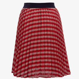 LITTLE MARC JACOBS-Red & Pink Striped Skirt | Childrensalon Outlet