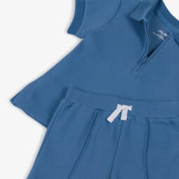 Little Me-Комплект синих вязаных шорт для мальчиков | Childrensalon Outlet