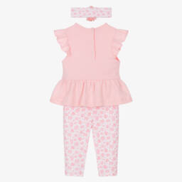 ليتل مي-طقم زهري للبنات بتصميم الأرنب المزهر | Childrensalon Outlet