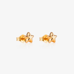 Little Star-Girls Radiant Star Gold Studs | Childrensalon Outlet