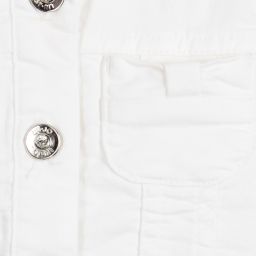 Liu Jo-جاكيت قصير قطن تويل لون عاجي للبنات | Childrensalon Outlet