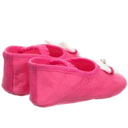 لوريدانا LòLò-حذاء قطن لون زهري للمولودات | Childrensalon Outlet