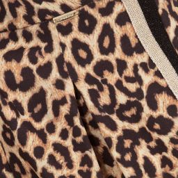 Loredana-Beige Leopard Print Culottes | Childrensalon Outlet