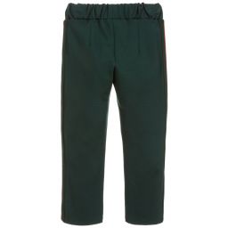 Loredana-Girls Green Viscose Trousers | Childrensalon Outlet