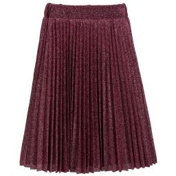 Loredana Le Bellissime-Glittery Pink Pleated Skirt | Childrensalon Outlet