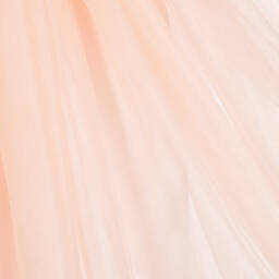 لاف ميد لاف-فستان بنات دانتيل وتول لون زهري  | Childrensalon Outlet