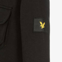 Lyle & Scott-Boys Black Cotton Sweatshirt | Childrensalon Outlet