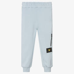 Lyle & Scott-Boys Blue Cotton Joggers | Childrensalon Outlet
